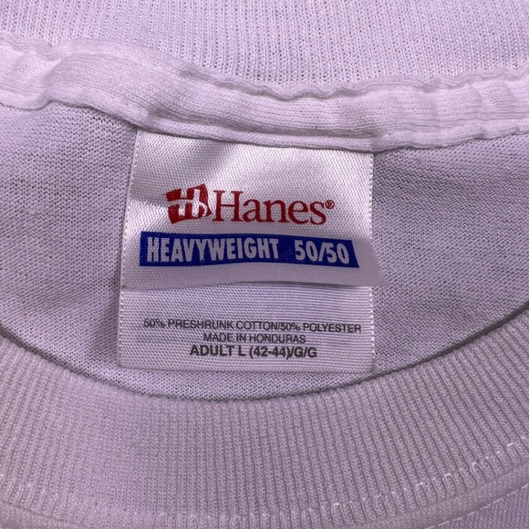 Hanes Heavyweight 50/50 Mens Large Retired Having Fun Is My Job Graphic‎ T Shirt - Picture 4 of 12